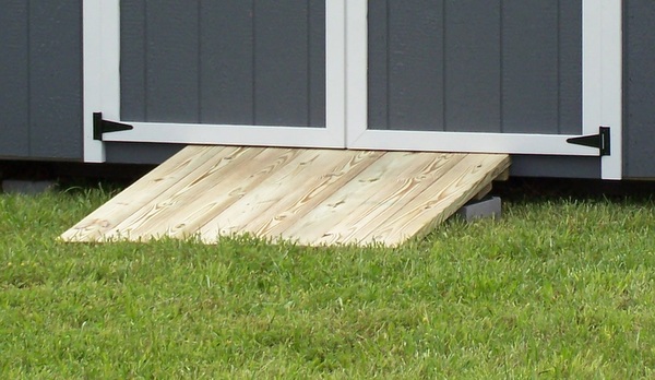 Wooden Ramps For Your Shed Good S, Wooden Ramps For Storage Sheds