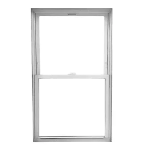 A white 24x38 glass window for shed